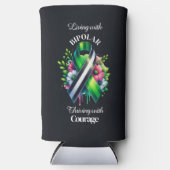 Bipolar Awareness | Thriving with Courage スリム缶クーラー (正面)