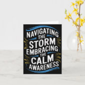 Bipolar disorder awareness depression mental healt カード (黄色い花)