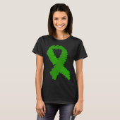 Bipolar Disorder Awareness Ribbon Tシャツ (正面フル)