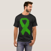 Bipolar Disorder Awareness Ribbon Tシャツ (正面フル)