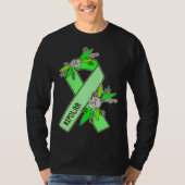 Bipolar Ribbon Pocket  Bipolar Disorder Awareness Tシャツ (正面)