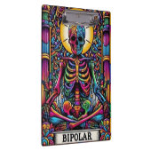 Bipolar Skeleton Tarot – Dark Gothic Tarot Card クリップボード (右)