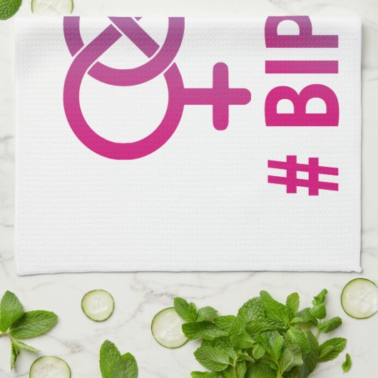 #Bipride Bisexual Pride  キッチンタオル (折り畳み)