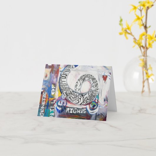 BIRの絵画#6カード カード (黄色い花)