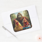 “Birbs Meet Bigfoot” Sticker Sheet スクエアシール (封筒)