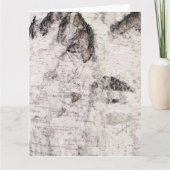 Birch bark pattern card カード (正面)