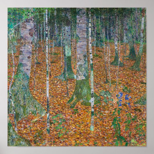 Birch Forest | グスタフ・クリムト | ポスター (正面)