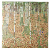 Birch Forest by Gustav Klimt タイル (正面)
