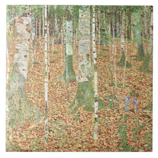 Birch Forest by Gustav Klimt タイル