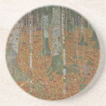 Birch Forest by Gustav Klimt, Vintage Art Nouveau コースター<br><div class="desc">Birch Forest (c. 1903) by Gustav Klimt is a vintage Victorian Era Symbolism fine art landscape painting featuring a nature scene. A forest with birch trees and leaves in the Autumn season with brown leaves scattered on the ground. About the artist: Gustav Klimt (1862-1918) was an Austrian Symbolist painter and...</div>
