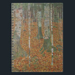 Birch Forest by Gustav Klimt, Vintage Art Nouveau ノートブック<br><div class="desc">Birch Forest (c. 1903) by Gustav Klimt is a vintage Victorian Era Symbolism fine art landscape painting featuring a nature scene. A forest with birch trees and leaves in the Autumn season with brown leaves scattered on the ground. About the artist: Gustav Klimt (1862-1918) was an Austrian Symbolist painter and...</div>