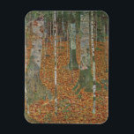 Birch Forest by Gustav Klimt, Vintage Art Nouveau マグネット<br><div class="desc">Birch Forest (c. 1903) by Gustav Klimt is a vintage Victorian Era Symbolism fine art landscape painting featuring a nature scene. A forest with birch trees and leaves in the Autumn season with brown leaves scattered on the ground. About the artist: Gustav Klimt (1862-1918) was an Austrian Symbolist painter and...</div>