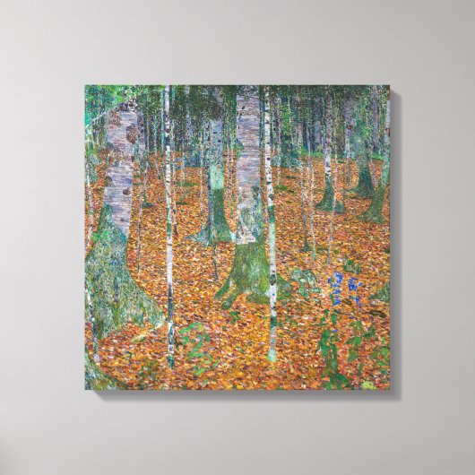 Birch Forest | Gustav Klimt | キャンバスプリント (正面)