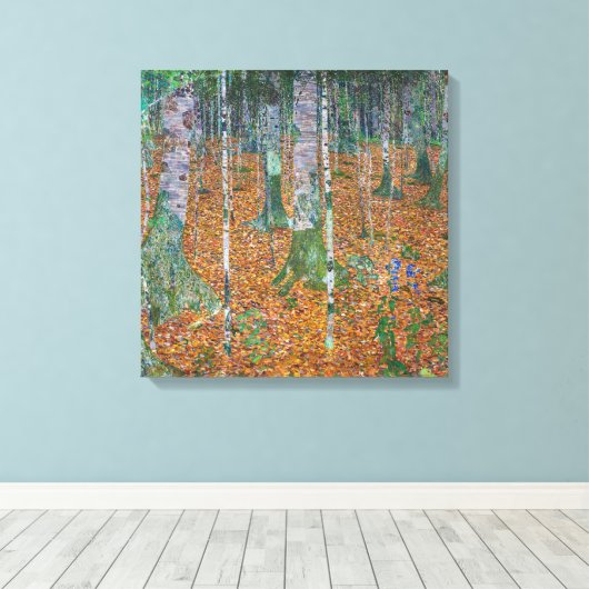 Birch Forest | Gustav Klimt | キャンバスプリント (インサイチュ (ウッドフロア))