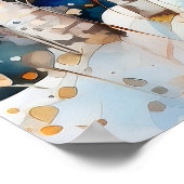 Birch Forest Landscape Home Decor Poster ポスター (角)
