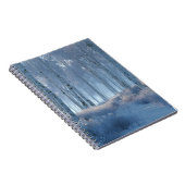 Birch Radiant Snow Forest  ノートブック (右側)