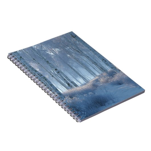 Birch Radiant Snow Forest ノートブック (右側)