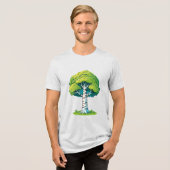 Birch tree トライブレンドTシャツ (正面全面)