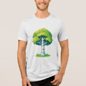 Birch tree トライブレンドＴシャツ (正面)