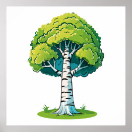 Birch tree ポスター