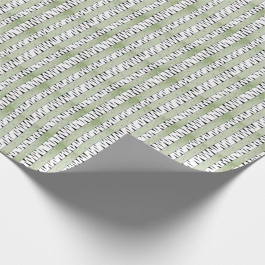 Birch Tree Art Pattern ラッピングペーパー (角)