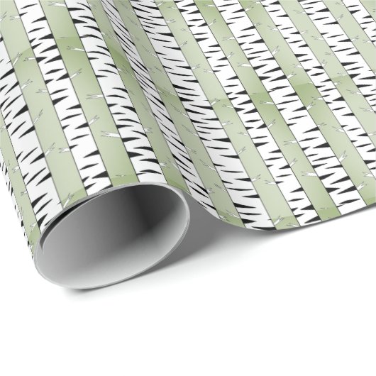 Birch Tree Art Pattern ラッピングペーパー (ロールコーナー)