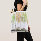 birch tree bag トートバッグ (クローズアップ)