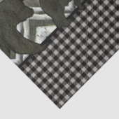 Birch Tree Black Bear Rustic Decoupage  薄葉紙 (詳細)