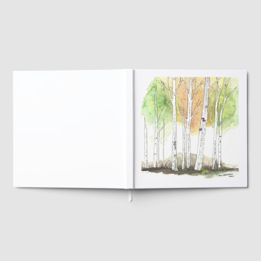 Birch Tree Guest Book ゲストブック (全面)