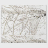 Birch Tree in Winter ラッピングペーパー (フラット)