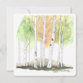 Birch tree stationary シーズンカード