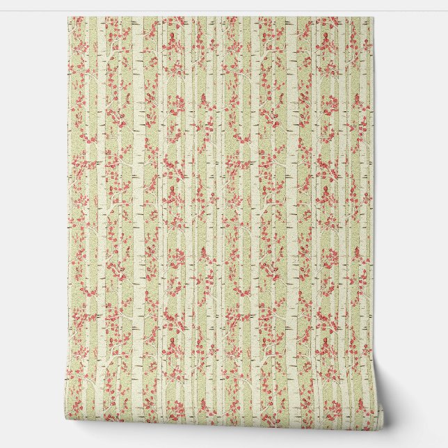 birch trees  壁紙 (ほどく)