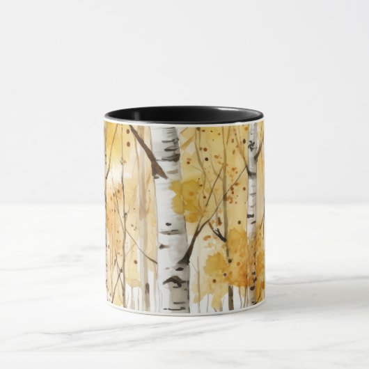 Birch Trees Mug マグカップ (中央)