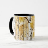 Birch Trees Mug マグカップ (正面左)
