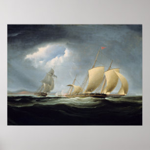 Birch Tripoli Enterprise Ship Painting ポスター