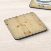 Birch Wood Cork Coaster コースター (左側)