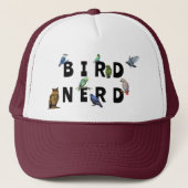 BIRDおたく,オウム,フクロウ,ハト,コカブラ キャップ (正面)