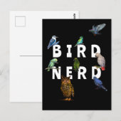 BIRDおたく，オウム，フクロウ，ハト，コカブラ ポストカード (正面/裏面)