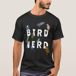 BIRDおたく，オウム，フクロウ，ハト，コカブラ Tシャツ