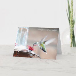 Birdコレクション： Hummingbird (注空白の) カード