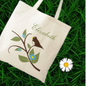 Bird トートバッグ