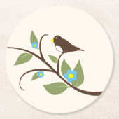 Bird ラウンドペーパーコースター (正面)