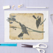 Bird 32デコページティッシュペーパー 薄葉紙 (クラフト)