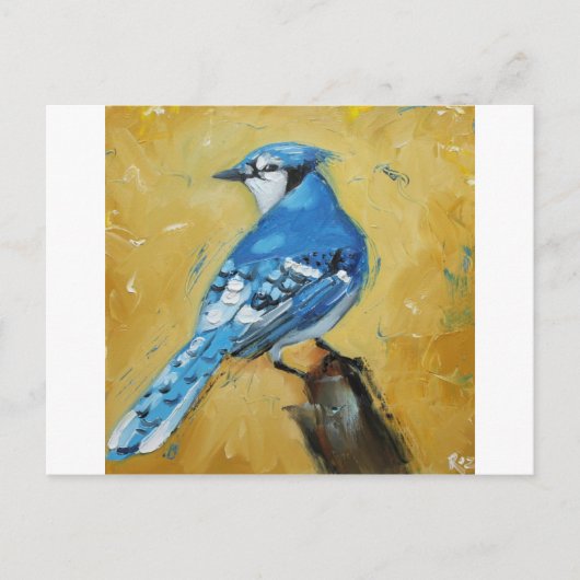 Bird#39 bluejay ポストカード (正面)