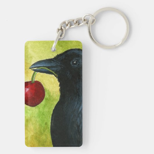 Bird 55 crow raven キーホルダー (裏面)