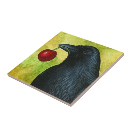 Bird 55 crow raven タイル (側面)