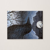 Bird 58 Crow Raven ジグソーパズル (横)