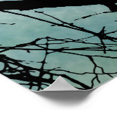 bird 77 Crow Raven ポスター (角)