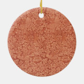 Bird and Anemone by William Morris,ヴィンテージ自然 セラミックオーナメント (裏面)