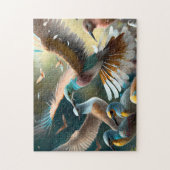Bird Art 2簡単ブレインアートパズル写真パズル ジグソーパズル (縦)
